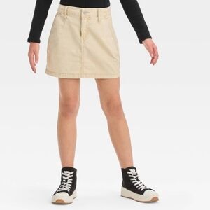 Art Class Girl's Quiet Cream Skirt